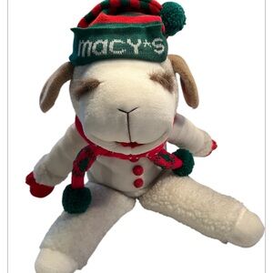 Macys lambchop holiday collector’s edition plush stuffed animal from the 1990’s
